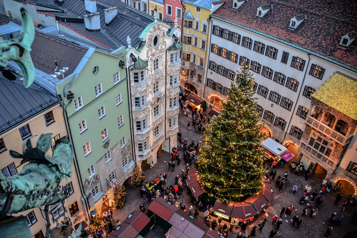 Acht der schönsten Adventmärkte in Tirol. Innsbruck: Christkindlmarkt Altstadt