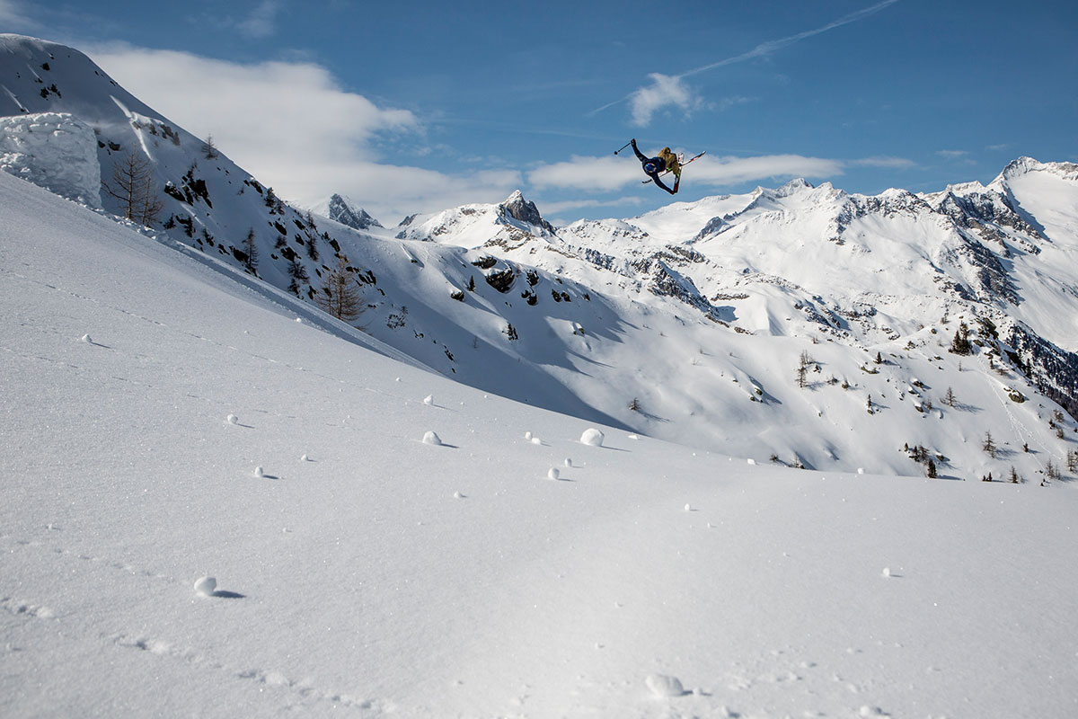 Freeskier Markus Eder in „My Playground“.