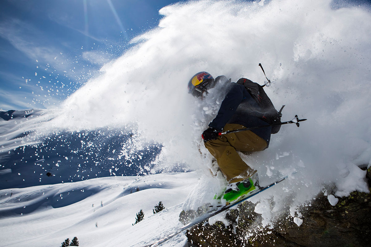 Freeskier Markus Eder in „My Playground“.