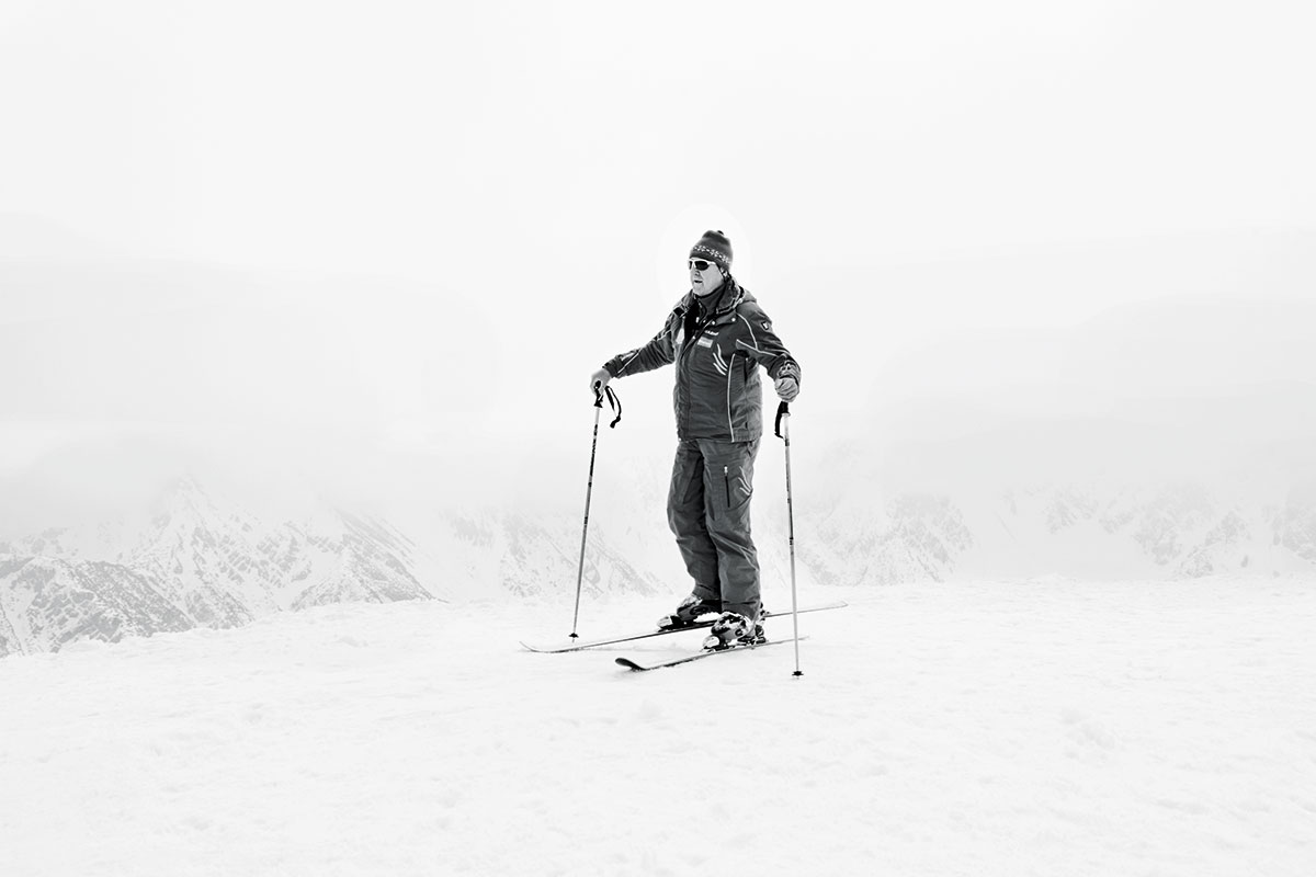 Seefeld – Wer hat´s erfunden? Mein Großvater. Pionier: Werner Seelos, der noch vor seinem Großvater das Seefelder Joch hinab fuhr