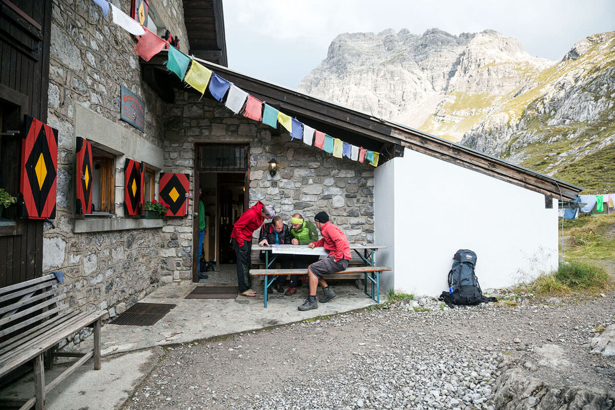 Das Württemberger Haus – fünf Stunden Aufstieg zur Outdoordusche