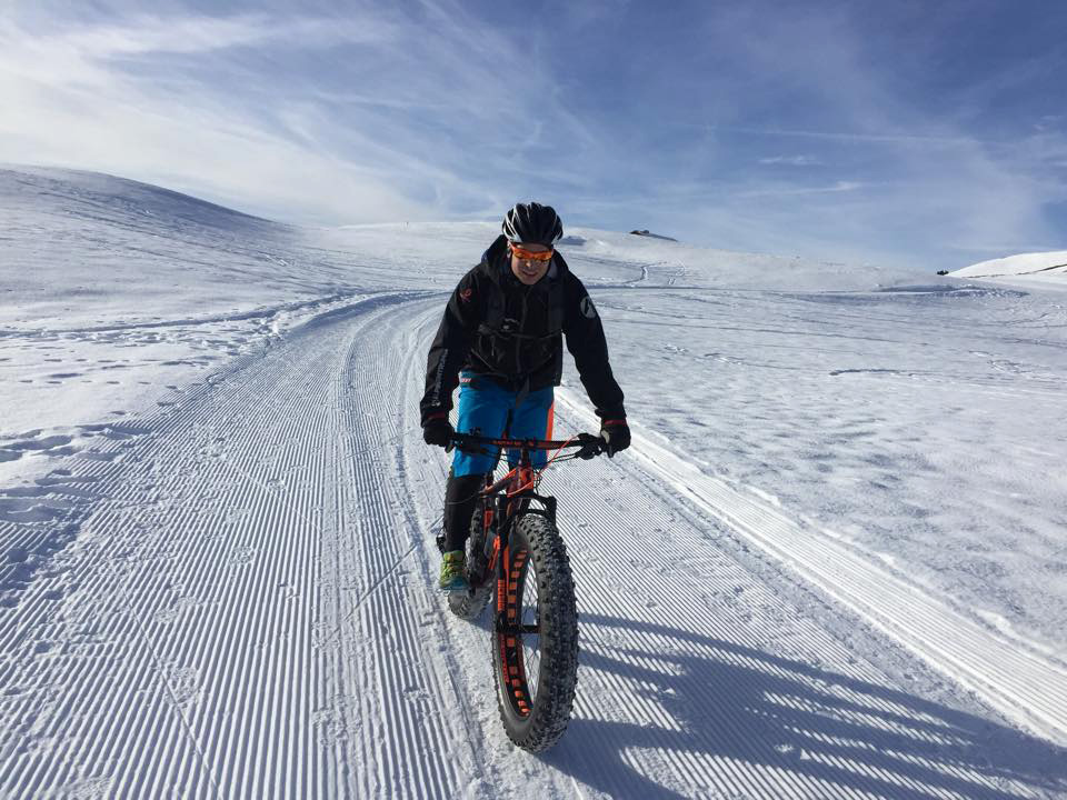 Fatbike: Mit dem Mountainbike auf die Skipiste