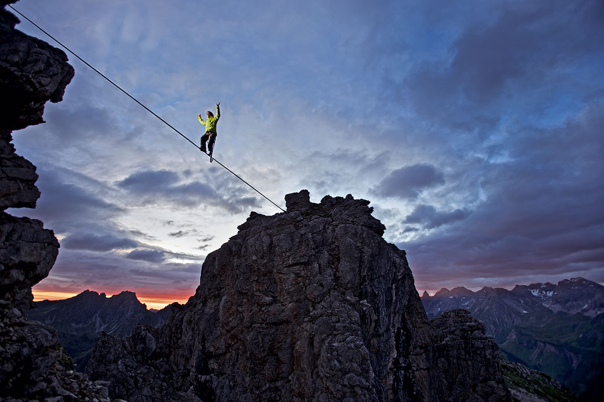 Mindelheimer Hütte – Akrobat – schööön! Highline in der Nähe der Mindelheimer Hütte