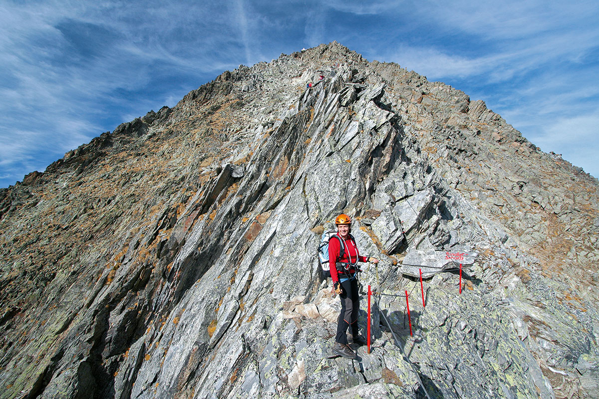 Klettersteig Gloedis/Südostgrat-Klettersteig.