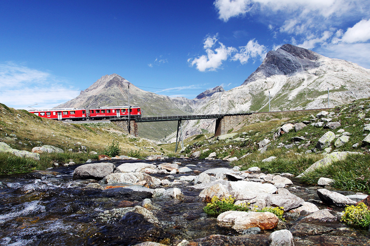 Rhaetische Bahn. swiss-image.ch/Marco Hoffmann