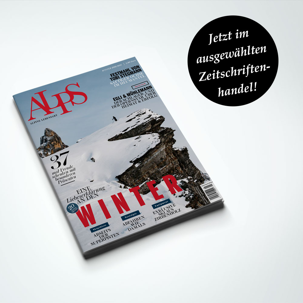 ALPS #32. Winter 2016/20017. Cover Die schönsten Seiten der Alpen