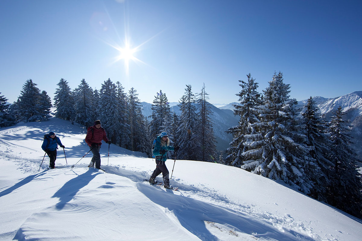 Aufi geht’s! Schneeschuhwandern am Tegernsee