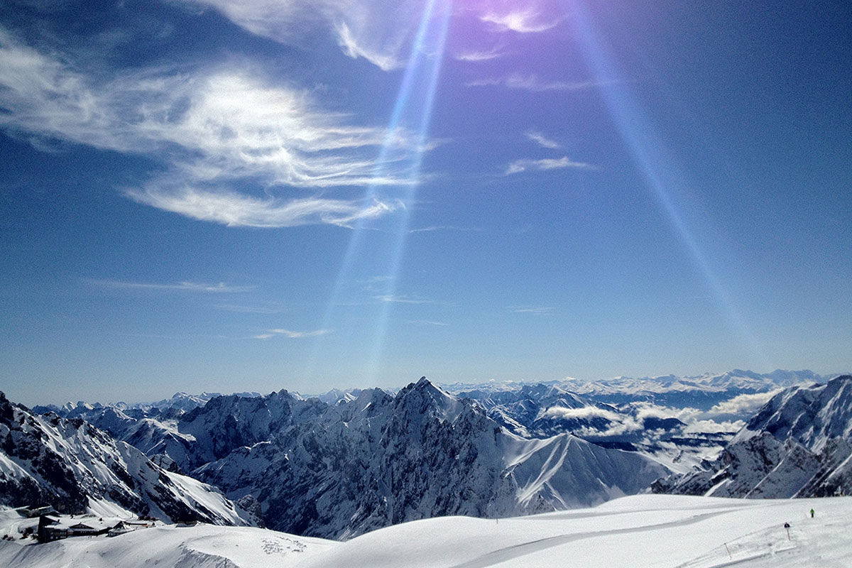 Winter in den Alpen