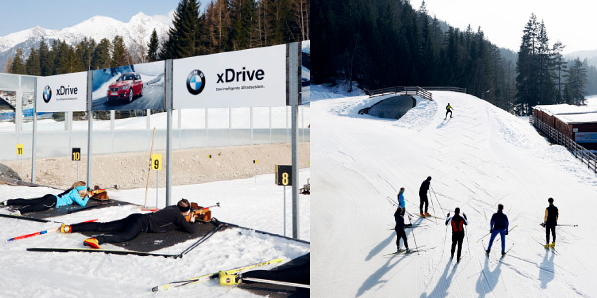 Biathlon – Starke Gewehrleistung. Olympia-Niveau Für Alle. Der Gästebiathlon wird in Seefeld ganzjährig angeboten