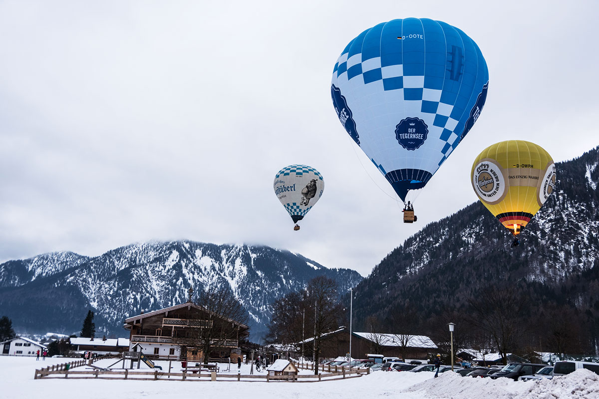 Wenn die Ballone wieder glühen. 19. Tegernseer Tal Montgolfiade