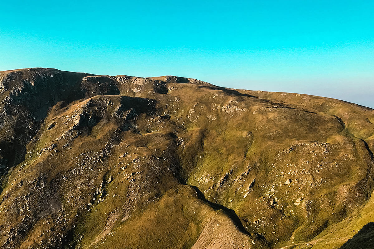 Ein wunderschöner Sonnenaufgang in den Nockbergen. Nockberge Osttirol Falkert