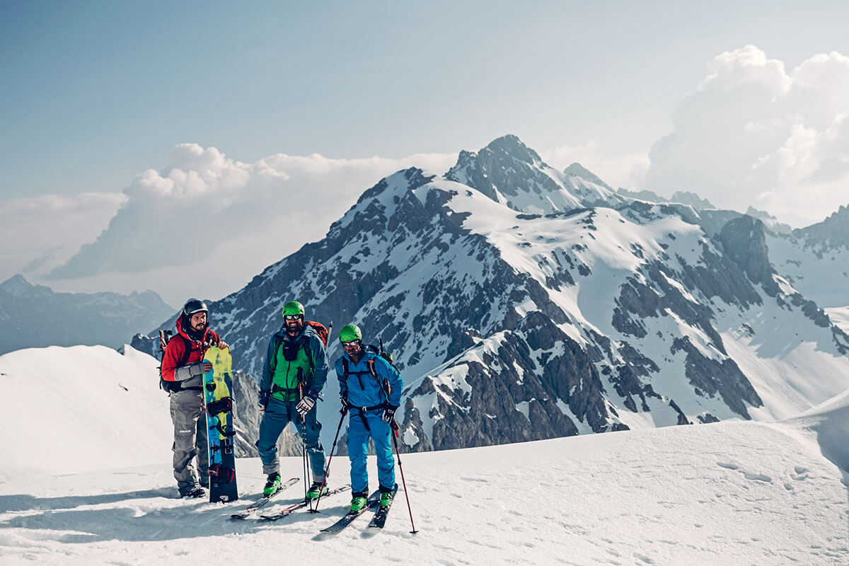 Team Allgäu: Fotograf Martin Erd, Aki Hallbauer und Autor Christian Thiele (v.l.)