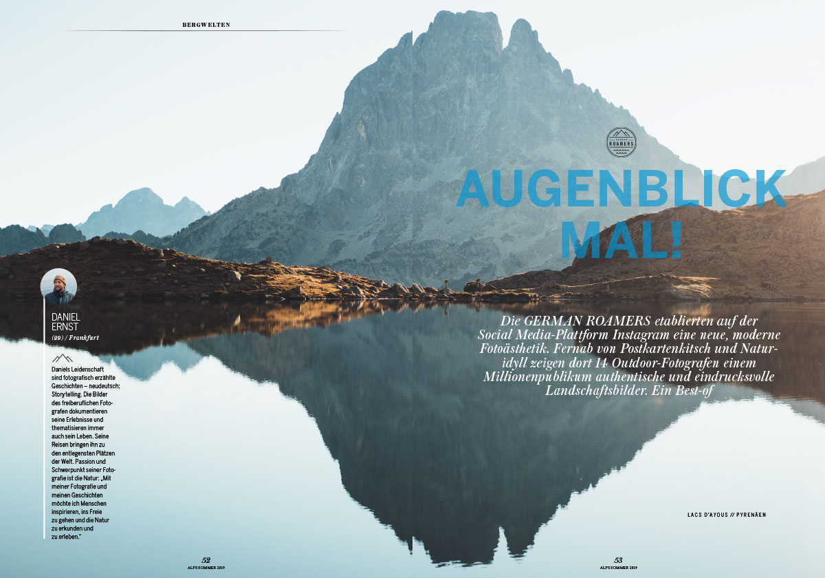 ALPS #42 / Sommer 2019 / Wilde Heimat – fünf Outdoor-Fotografen des Kollektivs German Roamers und ihre traumhaften Bergwelten