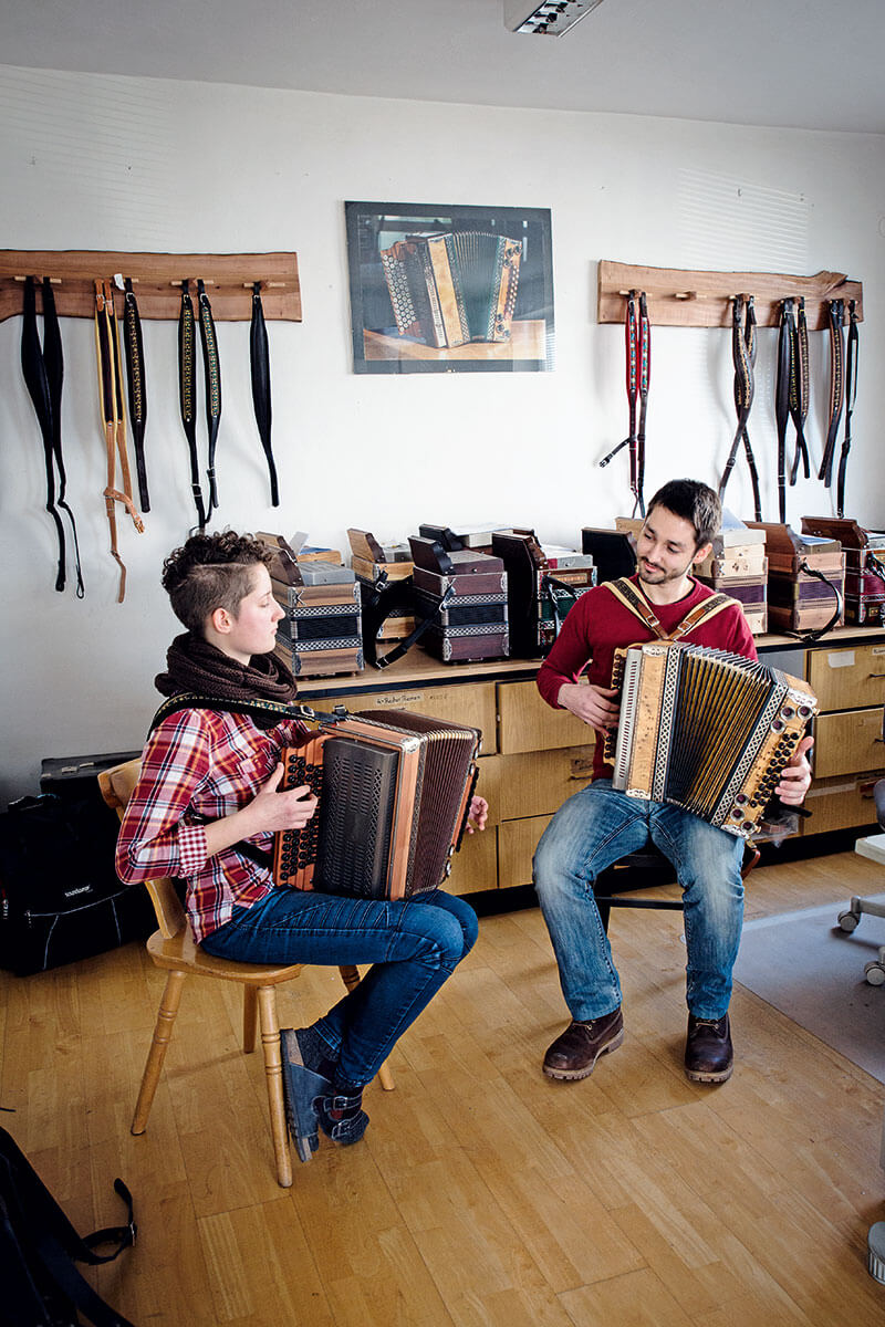 Öllerer diatonische Harmonika