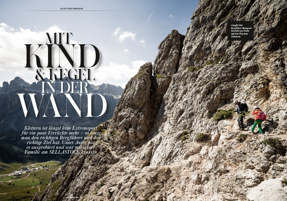 Alps Magazin #43 Dolomiten klettern Sella