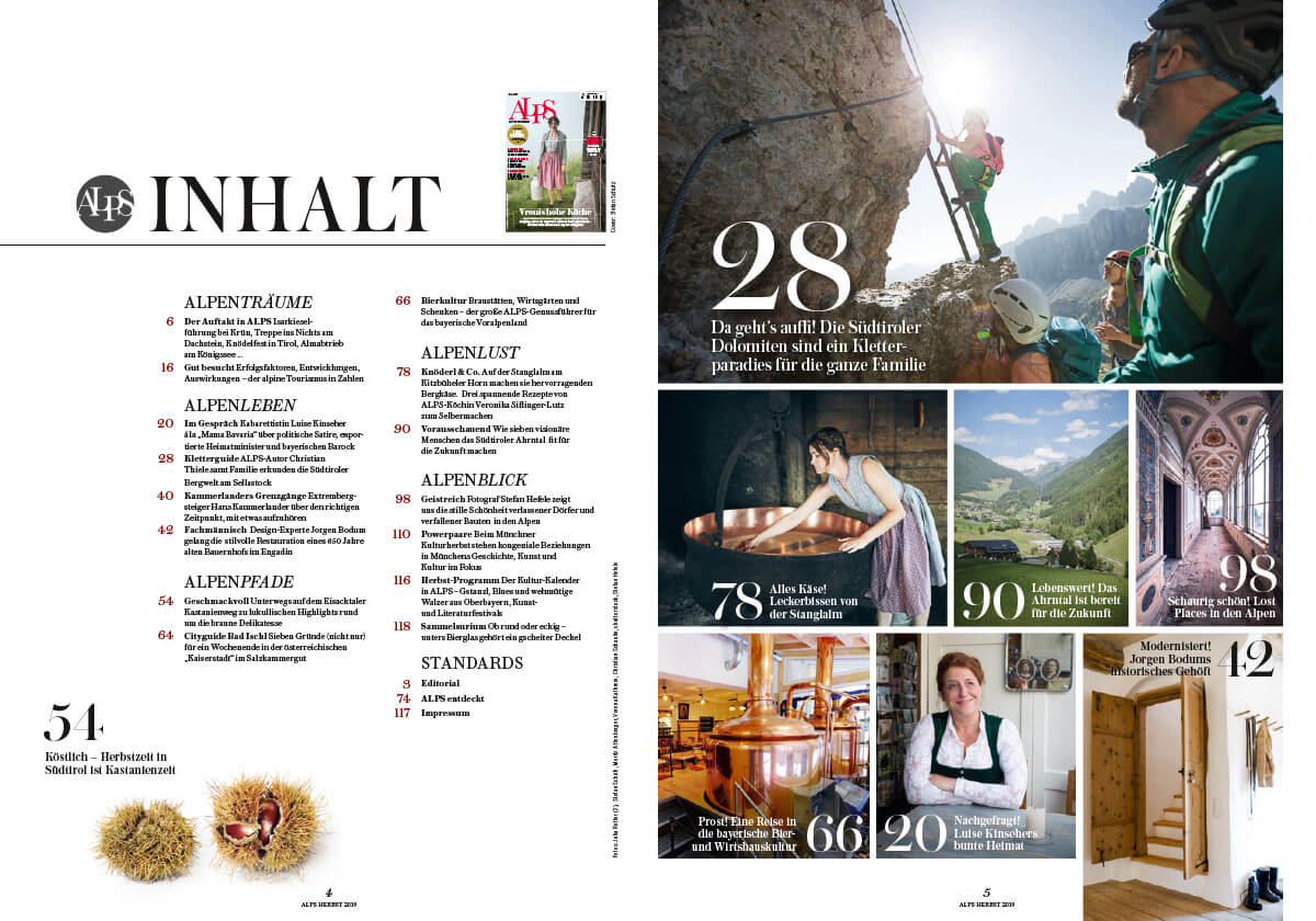 Alps Magazin #43 Inhalt