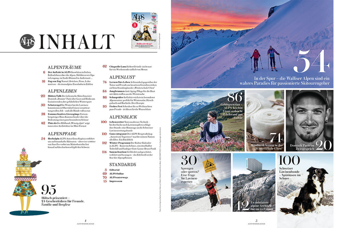 ALPS #44 / Winter 2019 Inhalt