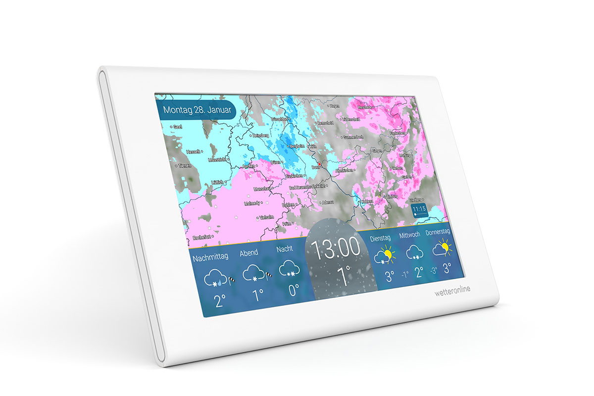 wetteronline home, die neue WLAN Wetterstation für zu Hause, verschafft immer einen Überblick über das tagesaktuelle Wetter