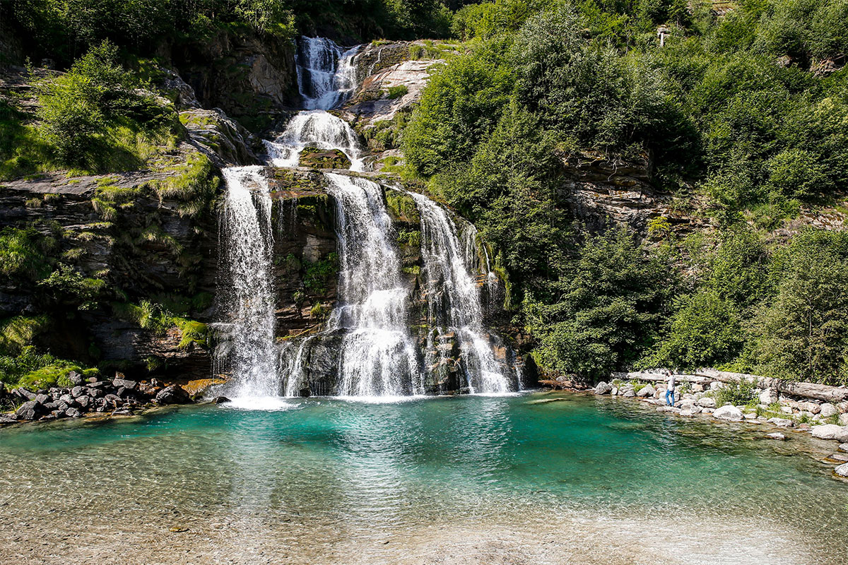 Piumogna-Wasserfall