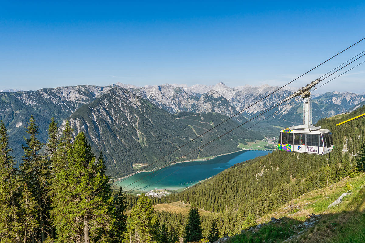 Auch von oben gigantisch: das Tiroler Meer