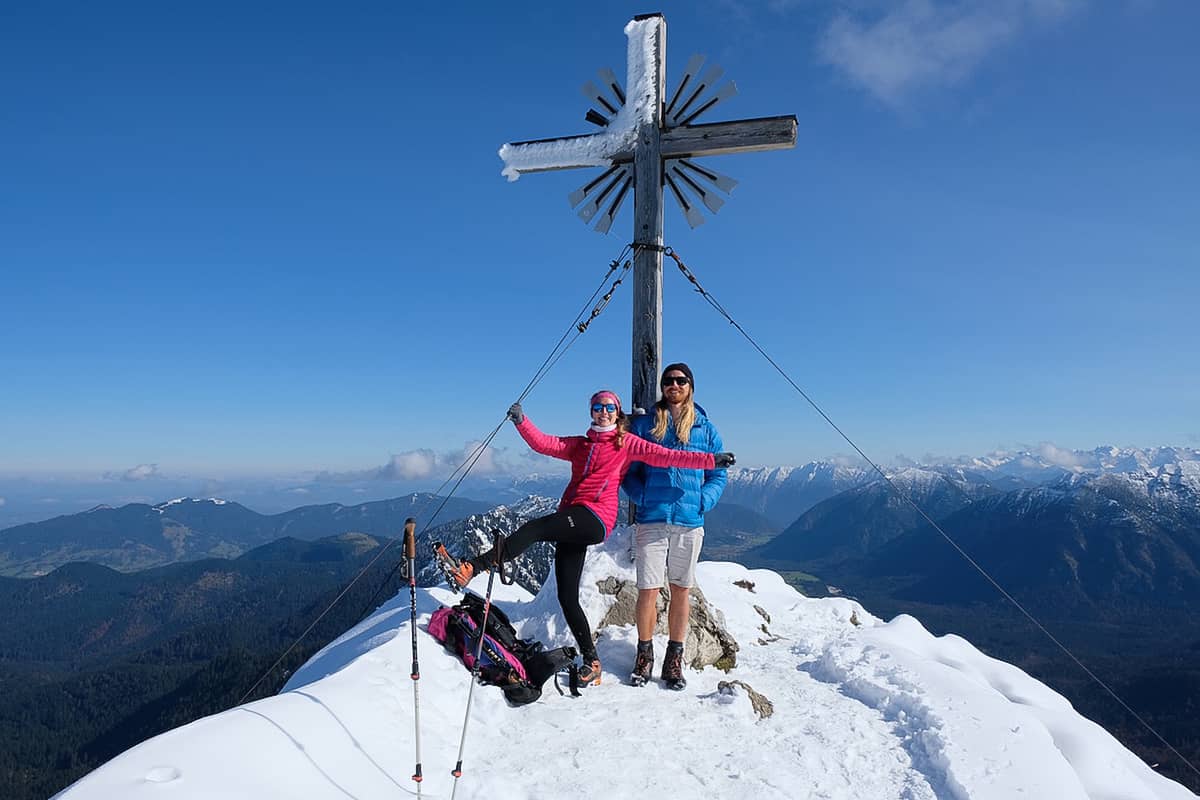 Eine landschaftlich reizvolle Bergtour über die Brunnenkopfhütte hinauf zur Großen Klammspitze bis zum Feigenkopf