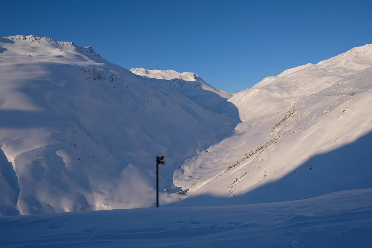 Das Schweizer Skitourenparadies am Furkapass