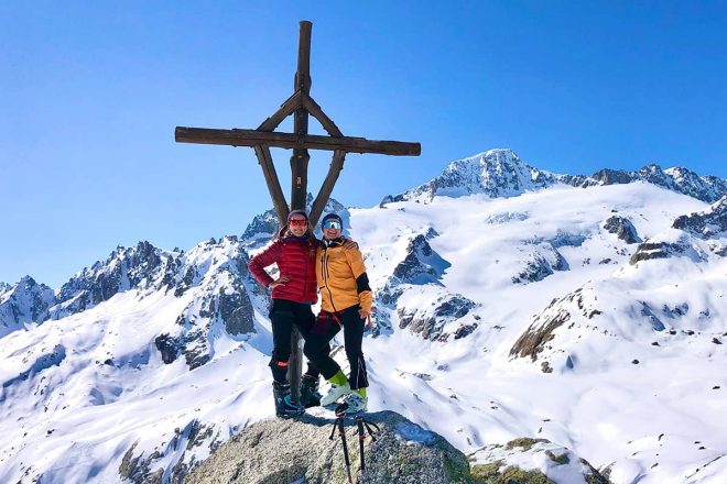 Schweizer Skitourenparadies am Furkapass