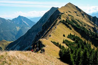 Tiroler Gipfelparade im Karwendelgebirge – Herbstliche Gratüberschreitung von Zunterspitze, Moosenspitze und Schreckenspitze