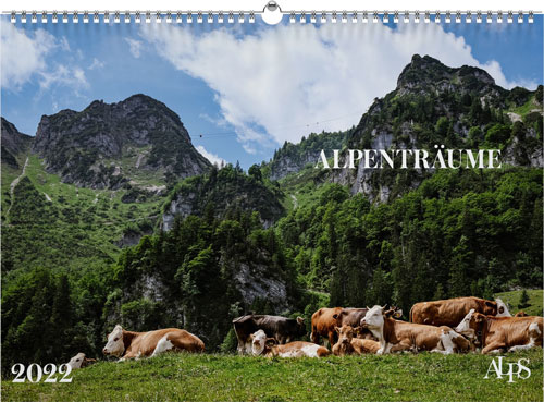 ALPS Wandkalender Alpenträume 2022