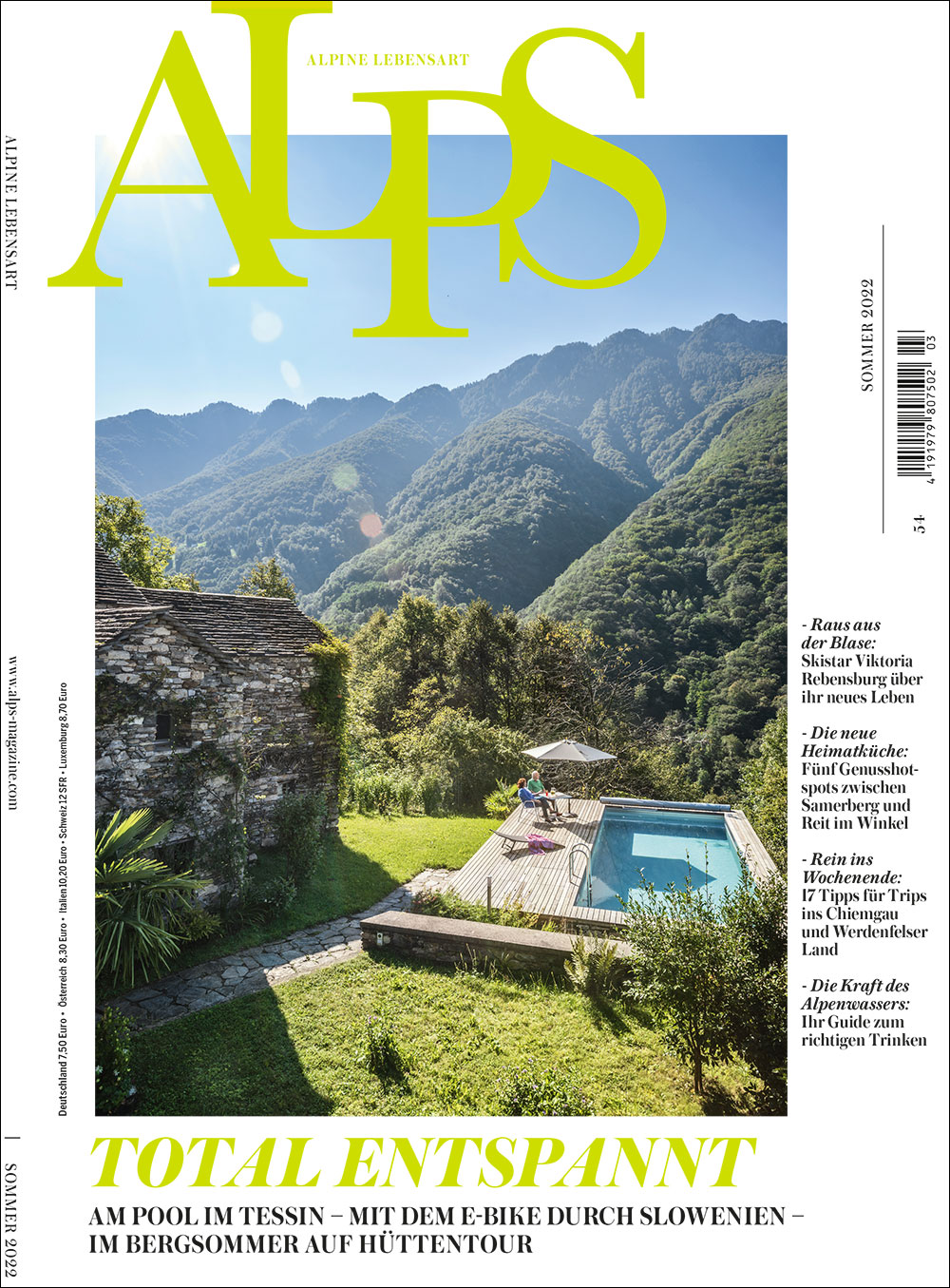 ALPS #54 / Sommer 2022 Cover mit Rahmen