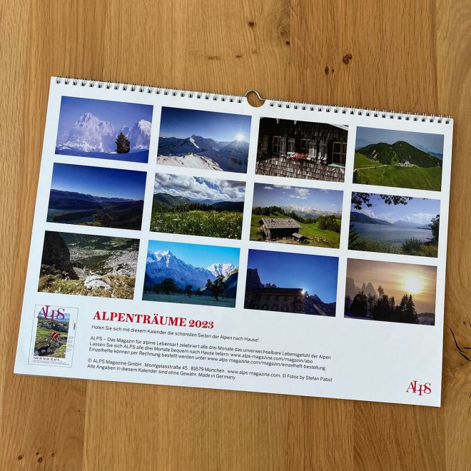 Kalender Alpenträume 2023 A3 quer