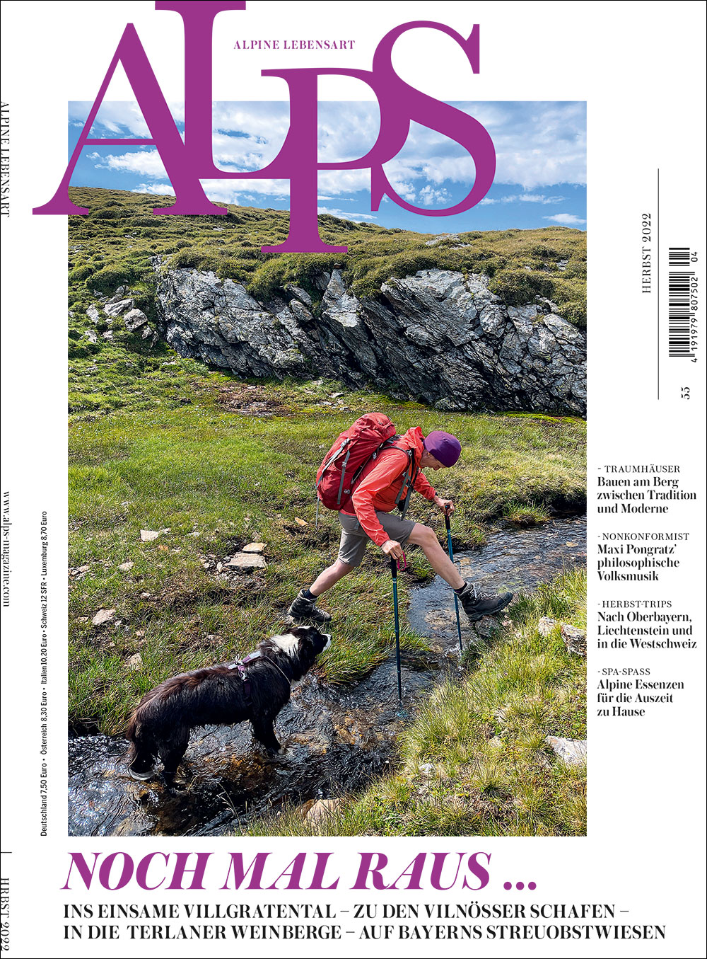 ALPS #55 / Herbst 2022 Cover mit Rahmen