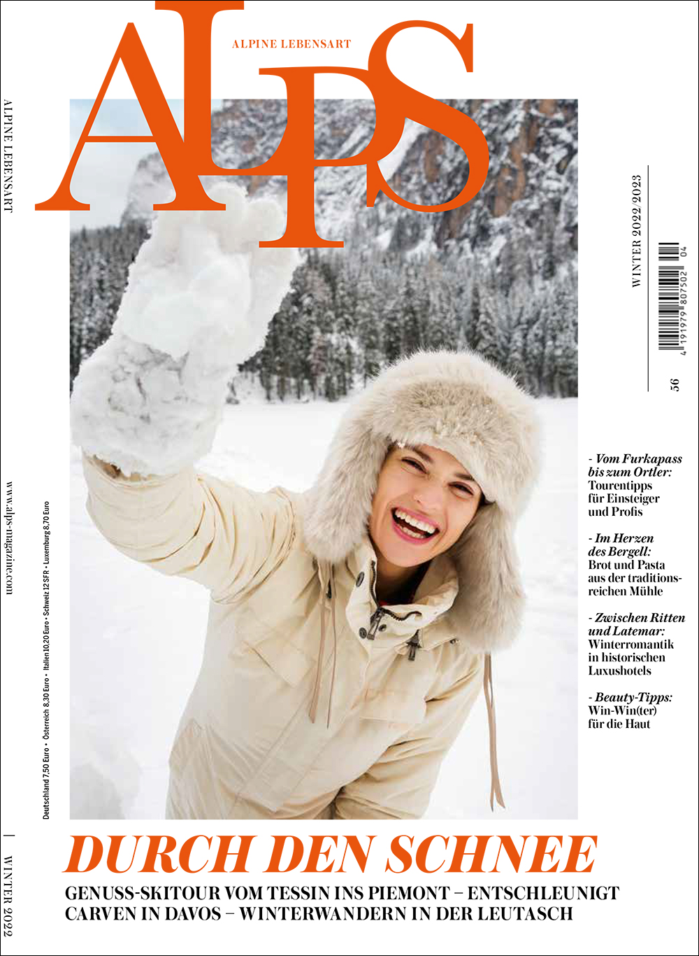 ALPS #56 / Winter 2022 2023 Cover mit Rahmen