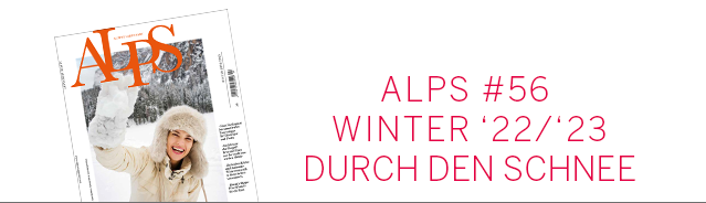 Alps Magazin Cover / Winter 2023 Ausgabe #56