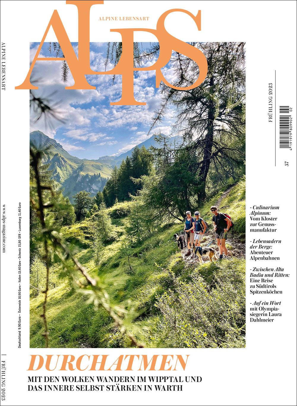 ALPS #57 / Frühling 2023 Cover mit Rahmen