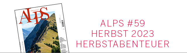 Alps Magazin Cover / Herbst 2023 Ausgabe #59
