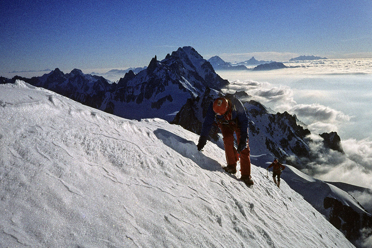 Hans Kammerlander über den Montblanc