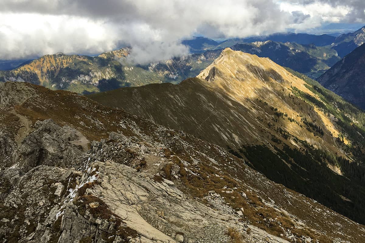 Kreuzspitze in den Ammergauer Alpen