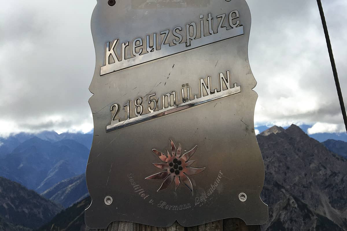 Kreuzspitze in den Ammergauer Alpen