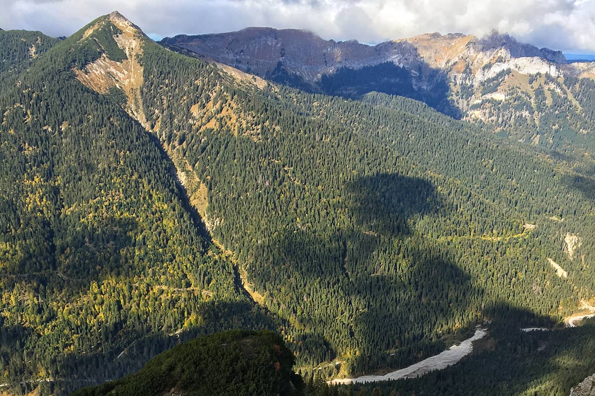 Kreuzspitze in den Ammergauer Alpen