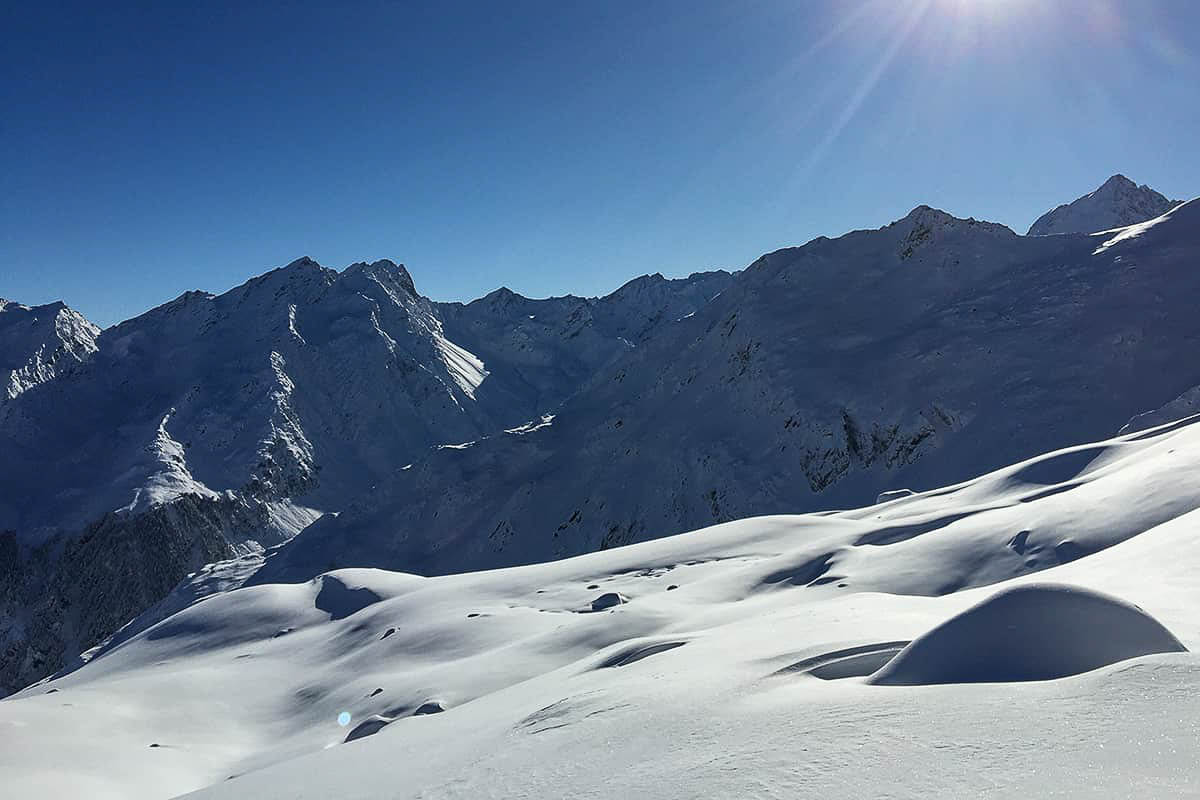 Lampsenspitze Skitour Sellrain Stubaier Alpen