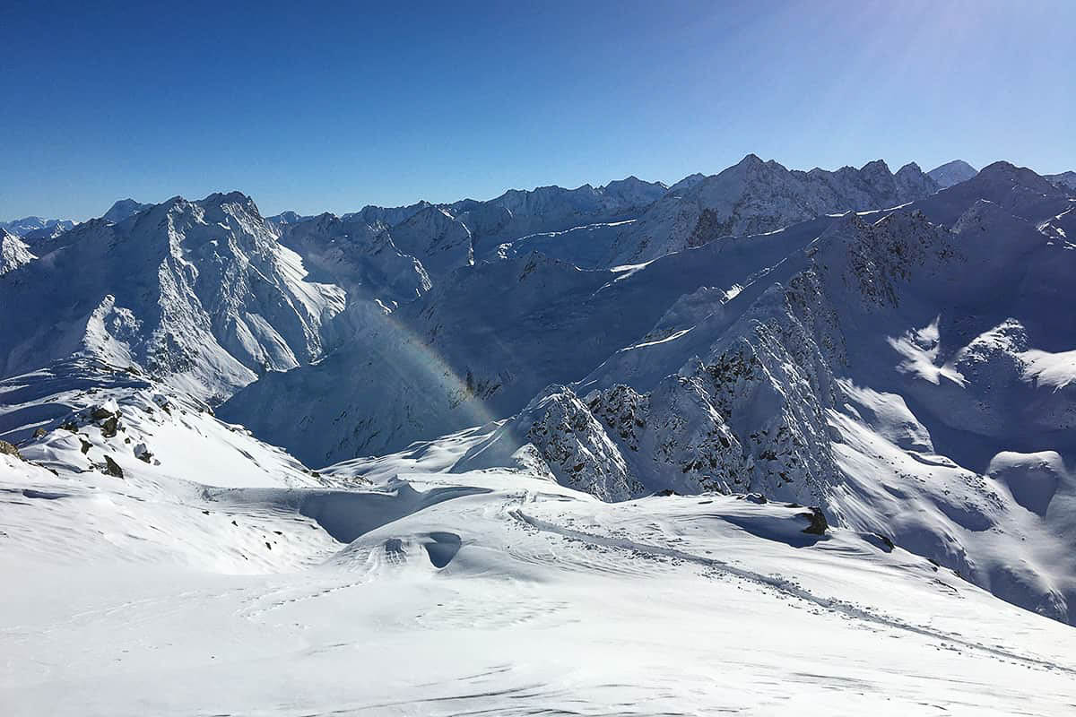 Lampsenspitze Skitour Sellrain Stubaier Alpen