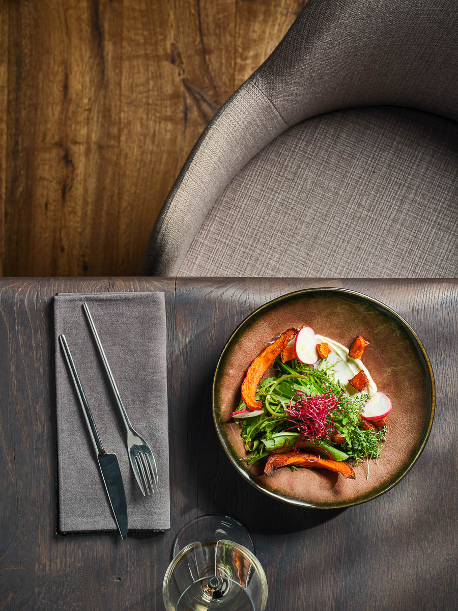 Ofenkürbis & Zupfsalat