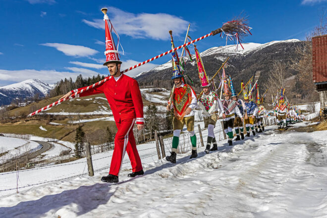 Das Faschingsrennen in der Krakau (Steiermark, Österreich)