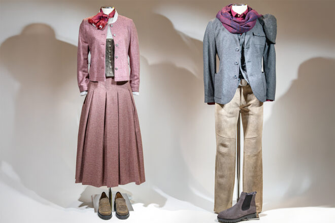 Für drinnen und draußen: modern interpretierte Tracht in dezenten Tönen