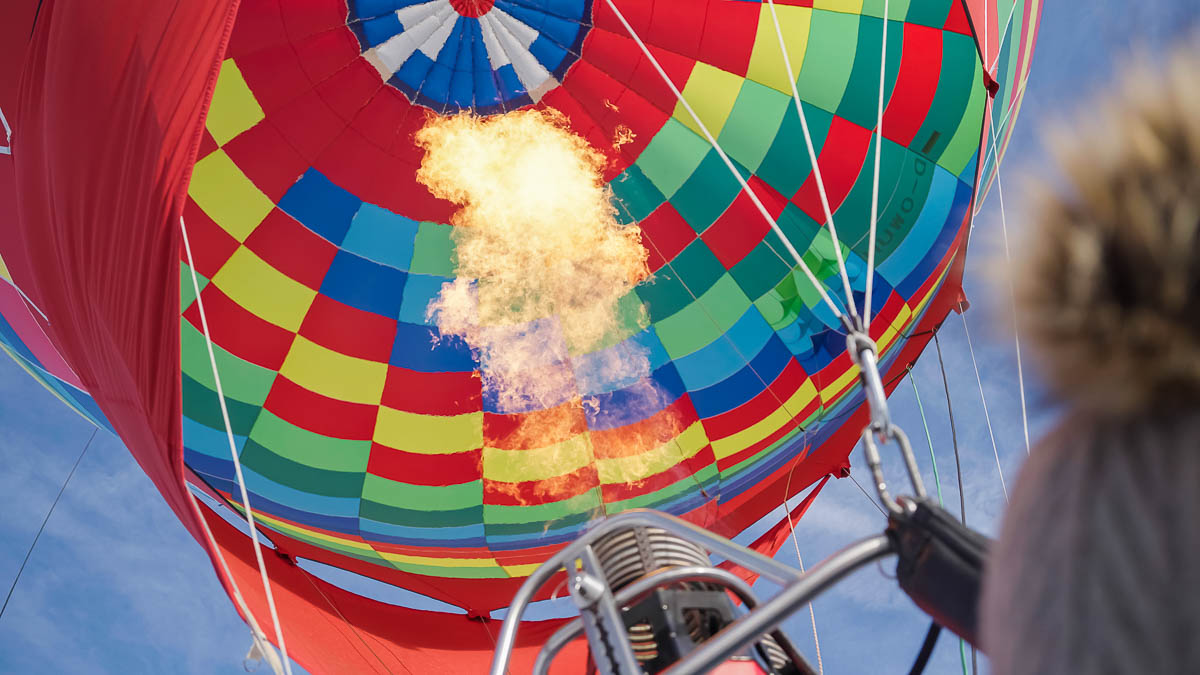Winter-Ballonfestival im Tannheimer