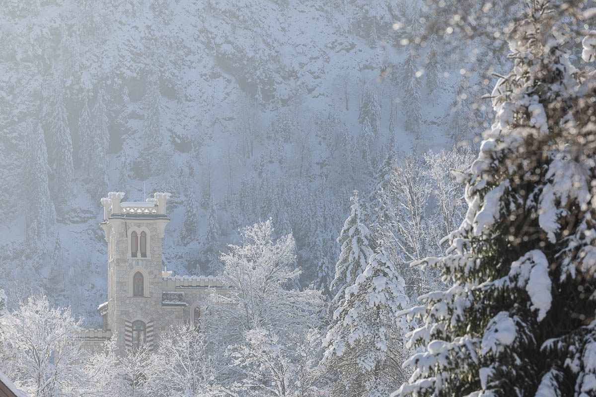 Ammerschlösschen bei Oberammergau – barockes Kleinod am Ufer der Ammer.